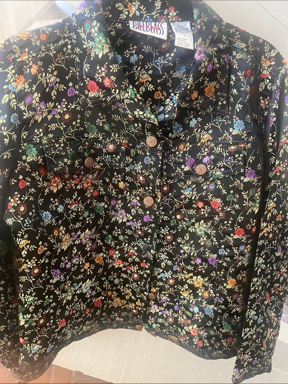 Vintage Brocade Statement Jacket. Size 8